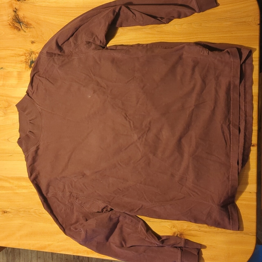 Maroon Long Sleeve Duluth Trading Co. Shirt